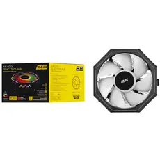 ქულერი 2E Gaming CPU cooling system Air Cool AC120ZP RGB, LGA1700, 1200, 115X, 775, AM5, AM4, AM3, AM3+, AM2, AM2+, FM2, FM1, 4pin RGB, TDP 95W, 6 image