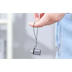 USB ადაპტერი UGREEN US270 (50283) OTG Type C to USB 3.0 A Adapter Cable with Lanyard (Black), 2 image