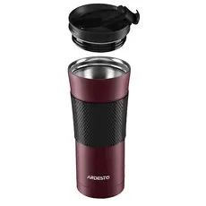თერმო ჭიქა Ardesto AR2645SMR 450ml Travel mug To Go Red, 4 image
