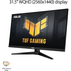 მონიტორი ASUS Monitor LCD 31.5" Asus TUF Gaming VG32AQA1A 2xHDMI, 7 image