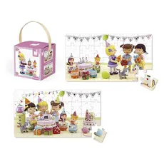 ასაწყობი ფაზლი Janod Set of 2 puzzles The Juliet Festival J02768, 2 image