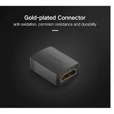 ადაპტერი UGREEN 20107 HDMI Female to Female Adapter (Black), 3 image