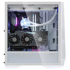 ქეისი Zalman Z9ICEBERGWH Z9 ICEBERG, Computer Case, MidT, E-ATX, ATX, Mini-ITX, Micro-ATX, 2xUSB 2.0, 2xUSB 3.0, USB 3.1, White, 5 image
