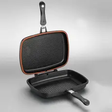 ტაფა KORKMAZ A1469 Duplo Grill Frypan 34x25x8cm, 3 image