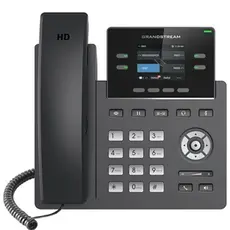 IP ტელეფონი Grandstream GRP2612 Carrier-Grade IP Phones 2+2  line keys 2 SIP accounts 16 Digital BLF and Speed Dial keys HD