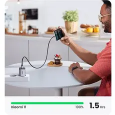 დამტენი UGREEN CD318 (90664) Nexode Mini, 20W, Single port, USB-C, Type-c, Black, 5 image