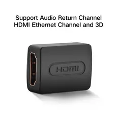 ადაპტერი UGREEN 20107 HDMI Female to Female Adapter (Black), 8 image