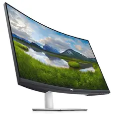 მონიტორი Dell 32 S3221QSA, 32", Curved Monitor, 4K UHD, VA, HDMI, USB, DP, Silver, 5 image