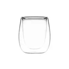ჭიქები Ardesto Double wall borosilicate glass mug set 80 ml, 2 image