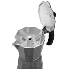 ყავის მადუღარა Ardesto Coffee Maker Gemini Molise, 9 cups, grey, aluminum, 4 image