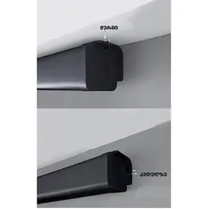 პროექტორის ეკრანი ALLSCREEN MANUAL PROJECTION SCREEN 160X160CM HD FABRIC CWP-6363B Black, 3 image