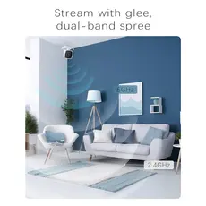 ვიდეო სათვალთვალო კამერა Blurams A12S FoldVue, Indoor Security Camera, White, 6 image