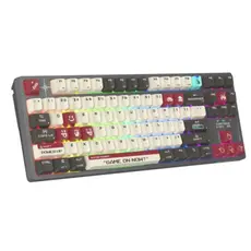 კლავიატურა A4Tech Bloody WS87 Dual-Core Wireless Mechanical Keyboard Pixels Red, 3 image