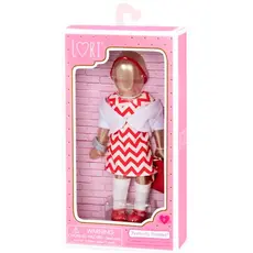 თოჯინის ტანსაცმელი LORI 6" DOLL CHEVRON DRESS, 2 image