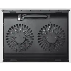 Cooler Trust azul Laptop Cooling Stand with dual fans, 3 image