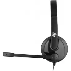 ყურსასმენი 2E CH12MU, Mono Headphones, Wired, USB, Black, 4 image
