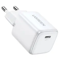 დამტენი UGREEN Charger Type-c CD318 (15324) Nexode Mini, 20W, Single port, USB-C, White, 2 image
