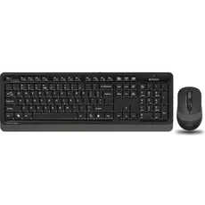 კლავიატურა მაუსით A4tech Fstyler FG1010 Wireless Combo Set EN/RU Grey
