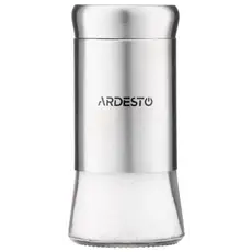 სამარილე და საპილპილე Ardesto Spices Shakers Set Gemini, 2 pcs, stainless steel, glass, 3 image