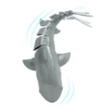 დისტანციურად მართვადი ზვიგენის ფიგურა Terra R/C SHARK, 3 image