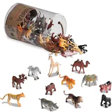 ველური სამყაროს სათამაშო ნაკრები Terra WILD ANIMALS IN TUBE, 2 image