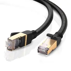 ქსელის კაბელი UGREEN NW107 (11277) Cat7 Patch Cord STP Ethernet Lan Cable 1.5m (Black), 5 image