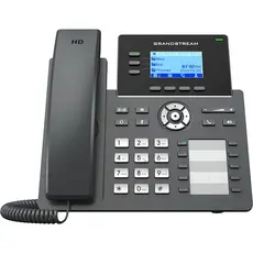 IP ტელეფონი Grandstream GRP2604P Carrier-Grade IP Phones 3 lines 6 SIP accounts 10 BLF keys Dual 10/100/1000 Mbps, 2 image