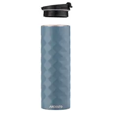 თერმოსი Ardesto Travel mug Bright City 400 ml, stainless steel, dark blue, 3 image
