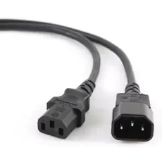 დენის კაბელი UPS Gembird PC-189-VDE-3M Power cord (C13 to C14) VDE approved 3m