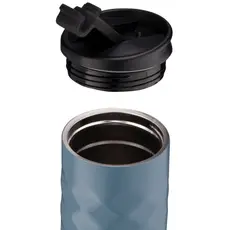 თერმოსი Ardesto Travel mug Bright City 400 ml, stainless steel, dark blue, 4 image