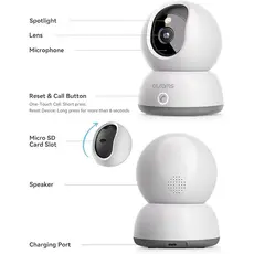ვიდეო სათვალთვალო კამერა Blurams A31C Lumi, Indoor Security Camera, White, 7 image