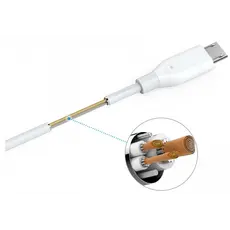 კაბელი ANKER - MICRO USB (3FT) WHITE A8132021, 3 image