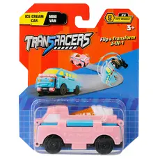 სათამაშო მანქანა TransRacers Ice Cream Car & Mini Van