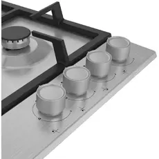 ჩასაშენებელი ქურის ზედაპირი Beko HIAW 64225 SX bPRO 500, Built-in, Silver, 4 image