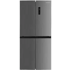 მაცივარი Hoffmann NFFD-180IX, 401L, A+, No Frost, Refrigerator, Grey, 2 image