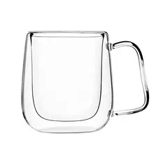 ჭიქების ნაკრები Ardesto AR2625GHP 250ml, 2 pcs Double Wall Borosilicate Glass Mug Set With Handles, 2 image