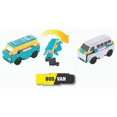 სათამაშო მანქანაა TransRacers Bus & Van, 3 image