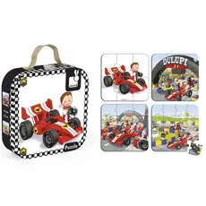 ფაზლი Janod Set of 4 puzzles Car Gabina Formula 1 J02884