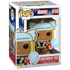 სათამაშო საკოლექციო ფიგურა Funko POP! Bobble Marvel Holiday Gingerbread Thor 50663, 2 image
