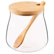 ქილა Ardesto Jar Fresh Sugar 500 ml, glass, bamboo