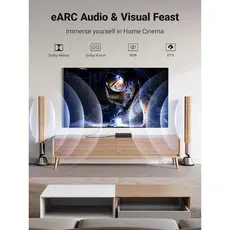 ადაპტერი UGREEN HD159 (90592), HDMI Female to HDMI Female Adapter, Grey, 6 image