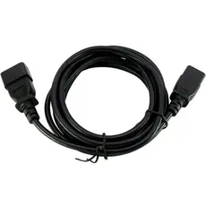 დენის კაბელი AC Power Cable 250V10A,3m,Black,Straight Connector(C14),Straight Connector(C13)