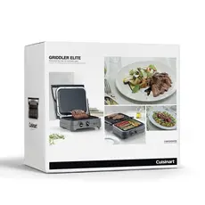გრილი Cuisinart GR47E Griddler Elite Grill Gray, 5 image
