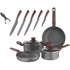 ქვაბების და ტაფების ნაკრები Ardesto 12 pcs set Midori,  stainless steel, 2 image