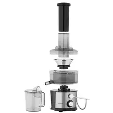 წვენსაწური Ardesto centrifugal juicer, 1100W, bowl-1L, plastic/iron, silver-black, 6 image