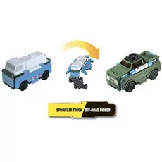 სათამაშო მანქანა TransRacers Sprinkler Truck & Off-road Pickup, 3 image