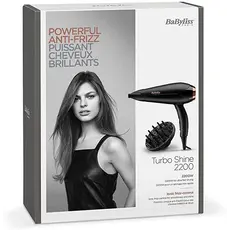 თმის საშრობი Babyliss D570DE Turbo Shine 2200 Hair Dryer Black/Bronze, 3 image