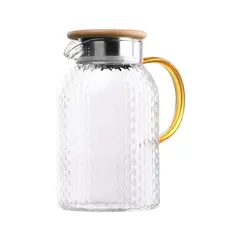 დოქი Ardesto AR2615PG 1500ml, Pitcher Dew With Bamboo Lid, 2 image