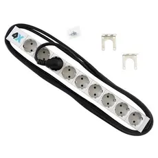 დამაგრძელებელი ‎4X-Racks 4PDU-09SCHU, 19" PDU, 9 SCHUKO Sockets, No Switch