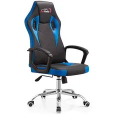 გეიმერული სავარძელი ALLX SK8815, Gaming Chair, Blue/Black, 3 image